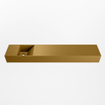 Mondiaz TYNE Fontein - 120x23x12cm - wasbak Links - zonder kraangaten - solid surface - Oro SW1026163