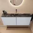 MONDIAZ TURE-DLUX 120cm toiletmeubel Clay. EDEN wastafel Lava positie midden. Zonder kraangat. SW1103741