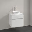 Villeroy & Boch Legato onderkast met 2 laden voor opzetwastafel 60x50x55cm matwit 0124624