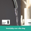 Hansgrohe Vernis Blend wastafelkraan uitloop draaibaar m/waste chroom SW642531