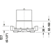 Duravit Universal basiselement 1gr wastafelmkr inb 150x160x150mm wit SW527989