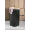 Brabantia Wasbox - 60 liter - kurkendeksel - uitneembare waszak - mat zwart SW277573