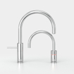 Quooker NL Nordic round Twintaps met COMBI en CUBE reservoir chroom SW299750