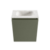MONDIAZ TURE-DLUX 40cm toiletmeubel Army. EDEN wastafel Ostra positie midden. Zonder kraangat. SW1104715