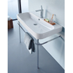 Duravit HappyD 2 meubelwastafel geslepen met overloop met 1 kraangat 100x50.5cm wit SW54333