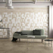 Herberia Ceramiche wand- en vloertegel - 60x60cm - 10mm - Vierkant - gerectificeerd - Betonlook - Taupe mat SW88550