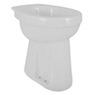 Xellanz Basic Sanit Staande verhoogde toiletpot 45.5cm AO wit SW10745