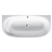 Duravit Cape Cod half vrijstaand bad - 190x90x64cm - DuraSolid - wit 0300898