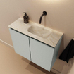 MONDIAZ TURE-DLUX 60cm toiletmeubel Greey. EDEN wastafel Ostra positie rechts. Zonder kraangat. SW1104835