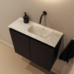 MONDIAZ TURE-DLUX 60cm toiletmeubel Urban. EDEN wastafel Ostra positie rechts. Zonder kraangat. SW1104701