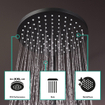 Hansgrohe Vernis Blend showerpipe met thermostaat mat zwart SW647134