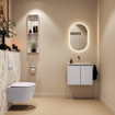MONDIAZ TURE-DLUX 60cm toiletmeubel Cale. EDEN wastafel Glace positie midden. Zonder kraangat. SW1103215