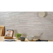 SAMPLE Colorker Neolith Wandtegel 32x100cm 9.7mm gerectificeerd witte scherf Grey SW912252