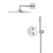 GROHE QuickFix Precision Thermostat Perfect inbouw douchesysteem met Vitalio Rain Mono 310 hoofddouche chroom SW1120179