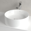 Villeroy & Boch Collaro opzetwastafel rond Ø40cm zonder overloop zonder kraangat wit SW336042