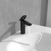 Villeroy & Boch Antao Eengreeps wastafelkraan - met Push-Open afvoergarnituur - mat zwart SW974159