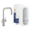 GROHE blue home Keukenkraan - uittrekbare u uitloop - supersteel geborsteld SW236972