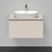 Duravit D-Neo wastafelonderkast 80x45.9x55cm 1 lade Taupe Mat SW641383