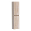 Saniclass Solution badkamerkast 160x35x35cm met 2 links- en rechtsdraaiende deuren Hout White oak SW392918