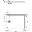 Ideal Standard Ultraflat Solid douchebak rechthoekig 120x90x3cm betongrijs SW97398