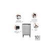 Brabantia Bo Hi Afvalemmer - 12 liter - kunststof binnenemmer - matt steel fingerprint proof SW1117403