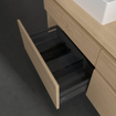 Villeroy & Boch Legato wastafelonderkast 140x55cm 4 lades Nordic oak SW479587