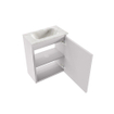 MONDIAZ TURE-DLUX 40cm toiletmeubel Cale. EDEN wastafel Ostra positie midden. Zonder kraangat. SW1104727