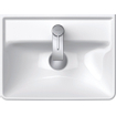 Duravit D-Neo Fonteinbak 45x33.5x13cm 1 kraangat rechthoek Keramiek Wit SW640444