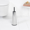 Brabantia ReNew Toiletborstel - staand - houder - brilliant steel SW237228