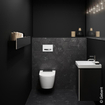 Geberit Aquaclean Sela Douche Wc - 37.5x56.5cm - softclose - keratect - chroom afdekplaat - alpine wit SW258980