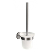 Wiesbaden 304 toiletborstel met houder mat glas/RVS OUTLETSTORE STORE32526