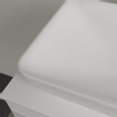 Villeroy & Boch Venticello semi inbouw- opzetwastafel zonder kraangat 55x36cm met overloop Ceramic+ stone white SW209648