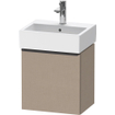 Duravit D-Neo wastafelonderkast 43.4x44x32.2cm Rechtsdraaiend 1 deur Linnen Mat SW640701