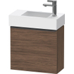 Duravit D-Neo wastafelonderkast 48.4x44x22.2cm Linksdraaiend 1 deur Noten (donker) Mat SW640666