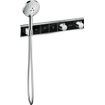 Hansgrohe RainSelect afbouwdeel voor inbouw douchekraan thermostatisch voor 3 functies met handdouchehouder 52.7x90cm chroom SW157087