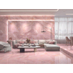 Baldocer Ceramica Onyx wand- en vloertegel - 120x120cm - 9mm - gerectificeerd - roze SW890791