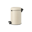Brabantia NewIcon Pedaalemmer - 3 liter - kunststof binnenemmer - soft beige SW767521