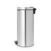 Brabantia NewIcon Pedaalemmer - 30 liter - kunststof binnenemmer - matt steel fingerprint proof SW1117491