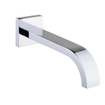 Wiesbaden Uitloop vierkant 20 cm 1/2'' chroom SW10568