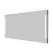 Saniclass spiegel Deline 100x70cm met verlichting aluminium SW278196