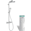 Hansgrohe Crometta s 240 1jet showerpipe met thermostaat chroom SW73210