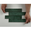 Cifre Ceramica Kalon wandtegel - 5x25cm - Green glans (groen) SW1122708