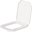 Duravit Series 1930 WC-zitting 36.7x43.7x3.6cm met softclose met quickrelease Kunststof wit Glanzend SW353748