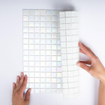 The Mosaic Factory Amsterdam mozaïektegel - 32.2x32.2cm - wand en vloertegel - Vierkant - Glas Off White glans SW62151