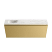 MONDIAZ TURE-DLUX 120cm toiletmeubel Oro. EDEN wastafel Ostra positie links. Zonder kraangat. SW1105030