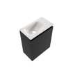 MONDIAZ TURE-DLUX 40cm toiletmeubel Urban. EDEN wastafel Ostra positie links. Met 1 kraangat. SW1104711