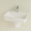 Villeroy & Boch O.novo fontein 50x37cm m.1 kraangat met overloop wit SW448483