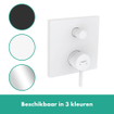 Hansgrohe Finoris afdekset badkraan beluchter met hendel mat wit SW651039