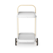 Umbra Bellwood serveertrolley 53x44x80cm Staal Wit/naturel SW719980