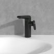 Villeroy & Boch Antao Eengreeps wastafelkraan - met Push-Open afvoergarnituur - mat zwart SW974177